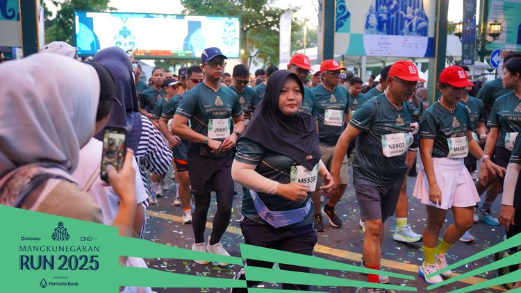 Race photo from Mangkunegaran Run 2025