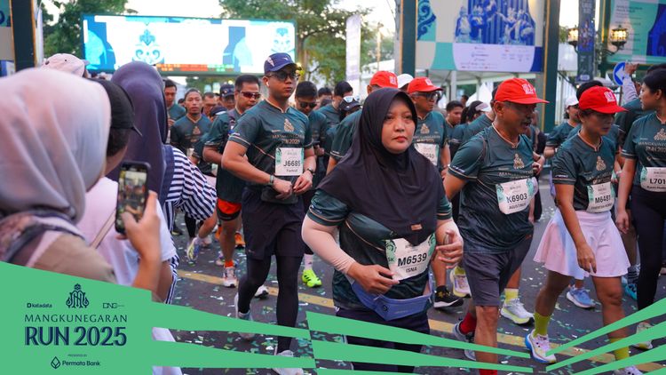 Race photo from Mangkunegaran Run 2025
