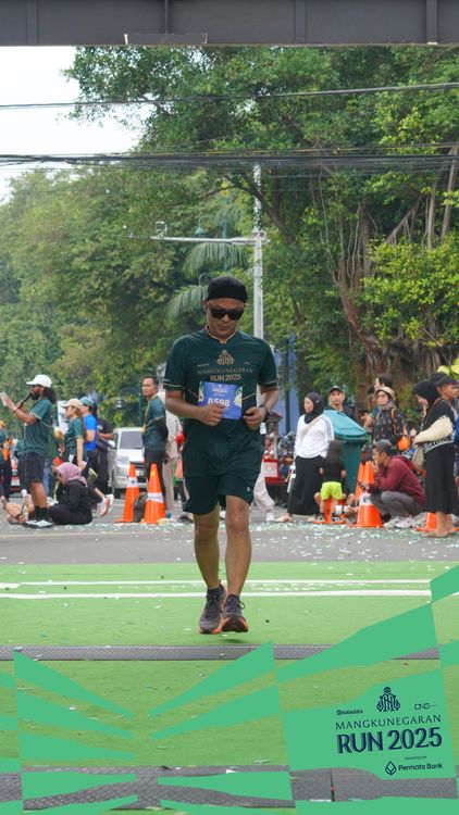 Race photo from Mangkunegaran Run 2025