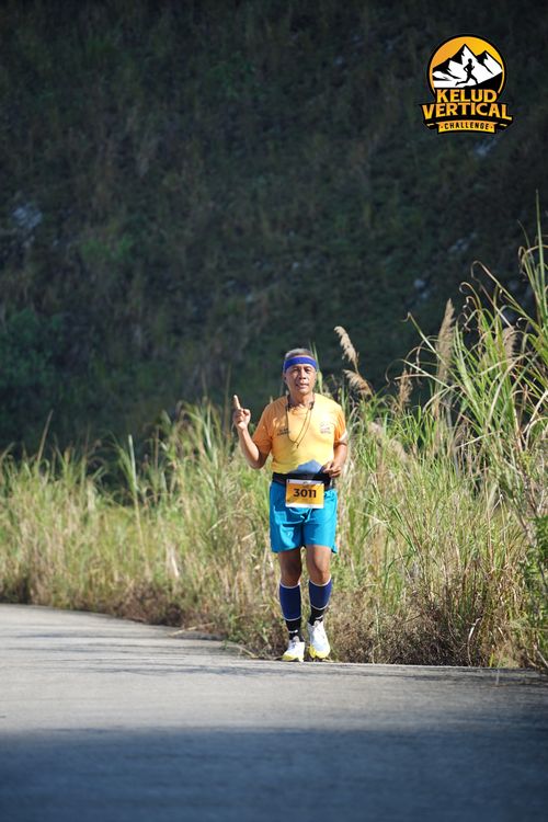Race photo from Kelud Vertical Challenge 2024