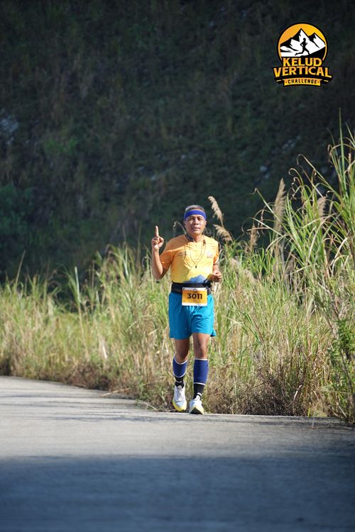 Race photo from Kelud Vertical Challenge 2024
