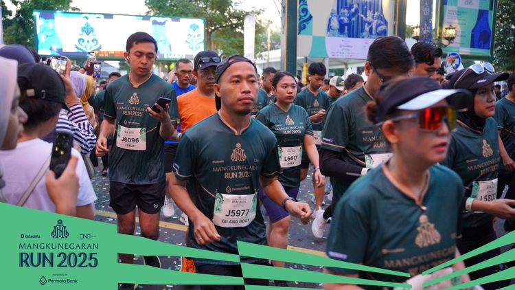 Race photo from Mangkunegaran Run 2025