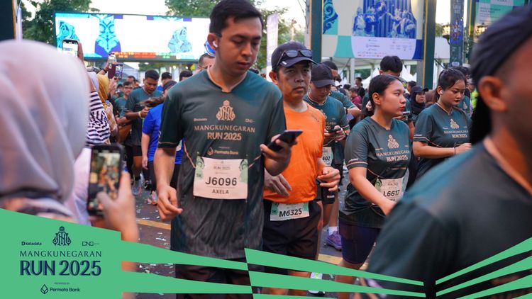 Race photo from Mangkunegaran Run 2025