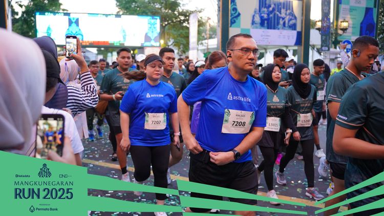 Race photo from Mangkunegaran Run 2025