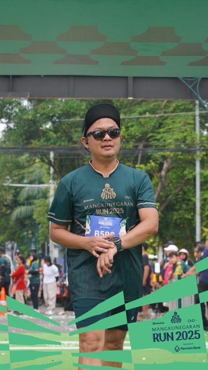 Race photo from Mangkunegaran Run 2025