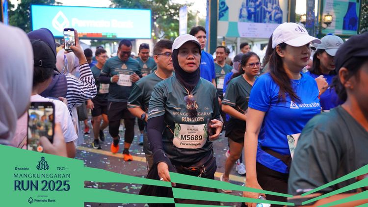 Race photo from Mangkunegaran Run 2025
