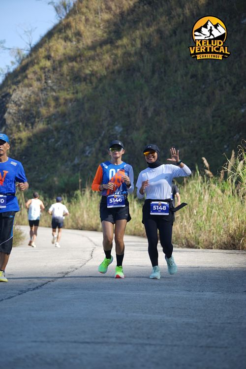 Race photo from Kelud Vertical Challenge 2024
