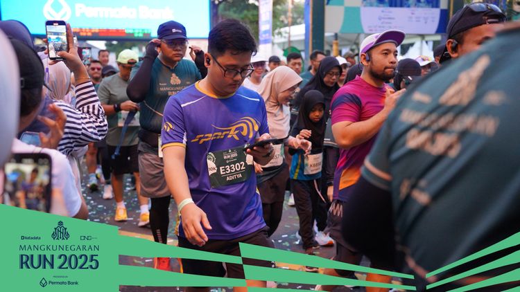 Race photo from Mangkunegaran Run 2025