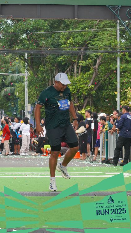 Race photo from Mangkunegaran Run 2025