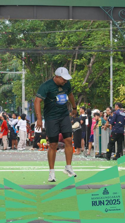 Race photo from Mangkunegaran Run 2025