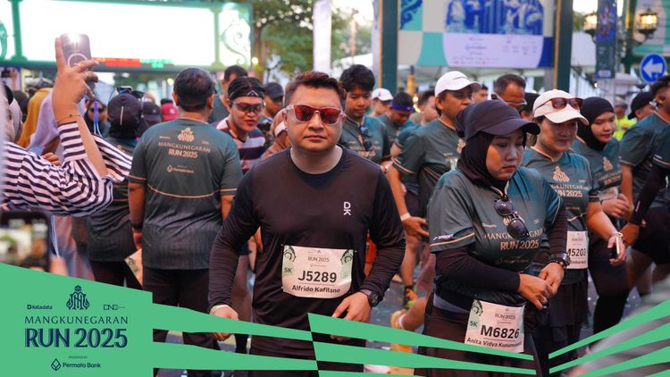 Race photo from Mangkunegaran Run 2025