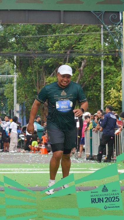 Race photo from Mangkunegaran Run 2025