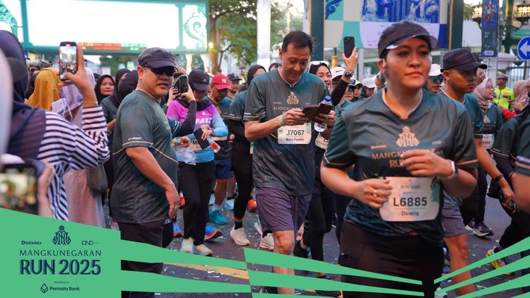 Race photo from Mangkunegaran Run 2025