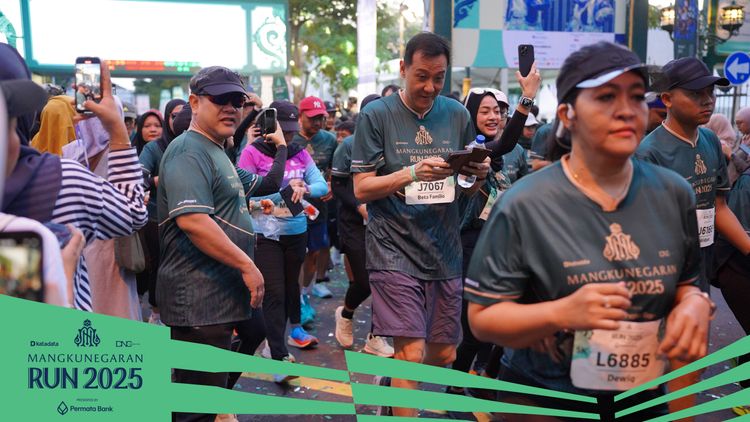 Race photo from Mangkunegaran Run 2025