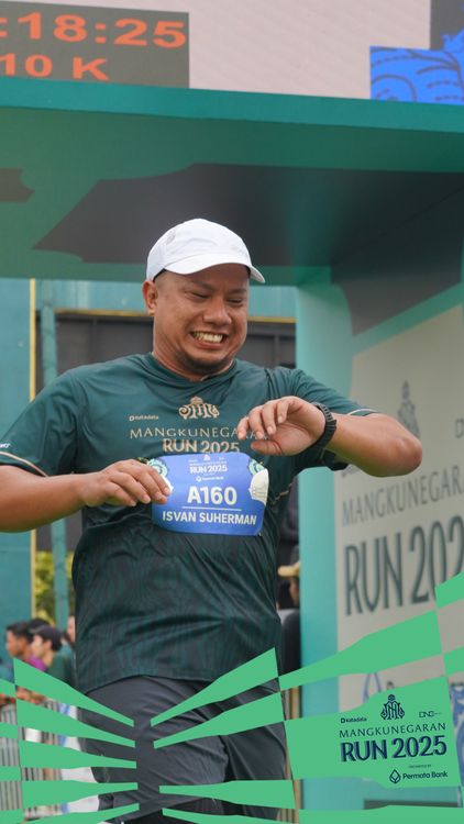 Race photo from Mangkunegaran Run 2025