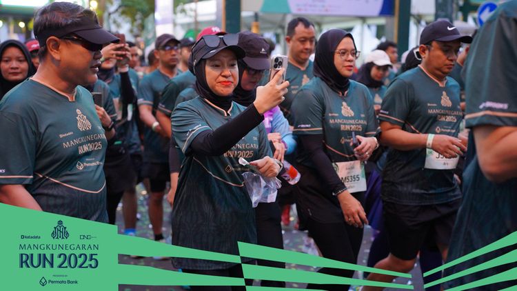 Race photo from Mangkunegaran Run 2025