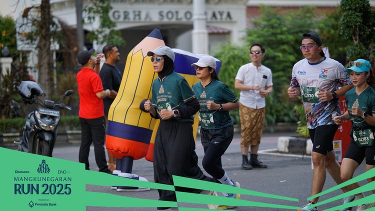 Race photo from Mangkunegaran Run 2025