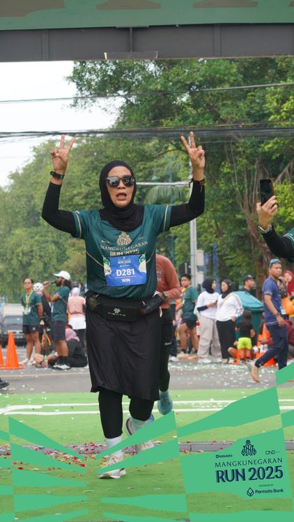 Race photo from Mangkunegaran Run 2025
