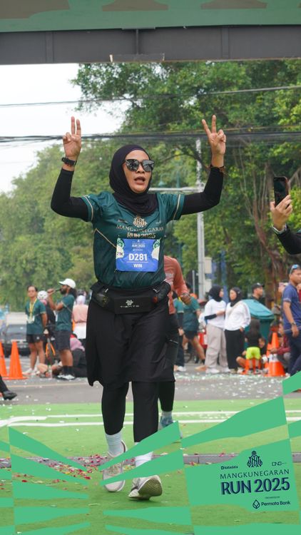 Race photo from Mangkunegaran Run 2025