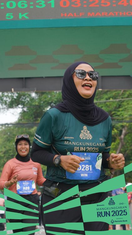 Race photo from Mangkunegaran Run 2025