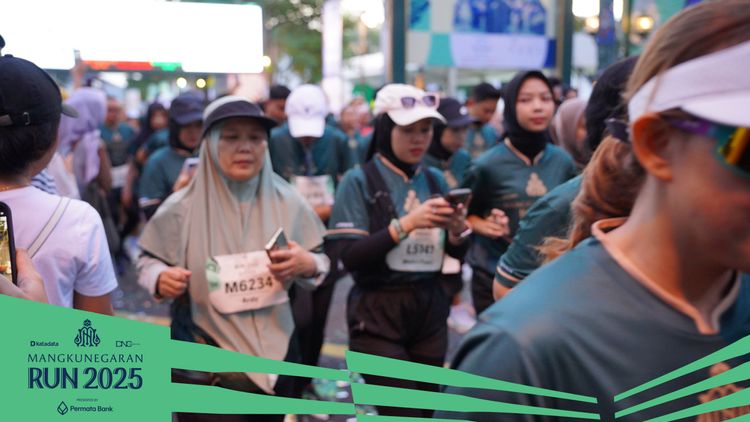 Race photo from Mangkunegaran Run 2025