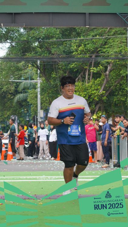 Race photo from Mangkunegaran Run 2025