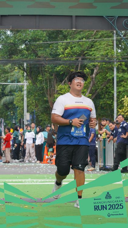 Race photo from Mangkunegaran Run 2025