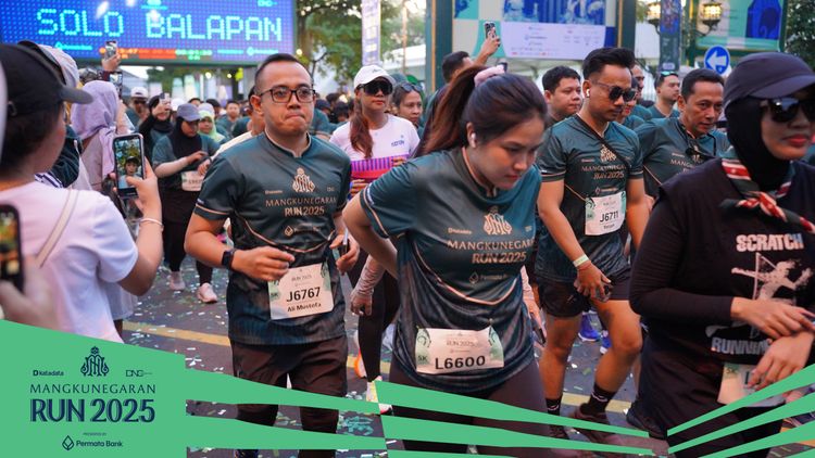 Race photo from Mangkunegaran Run 2025