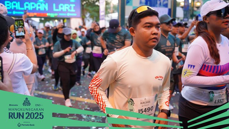 Race photo from Mangkunegaran Run 2025