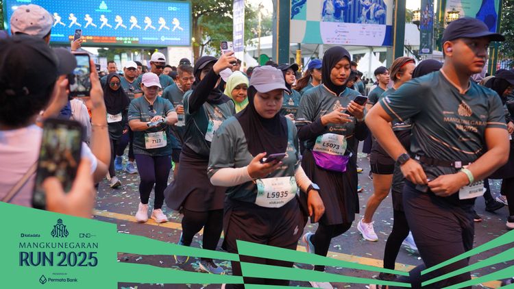 Race photo from Mangkunegaran Run 2025