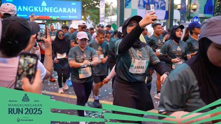 Race photo from Mangkunegaran Run 2025