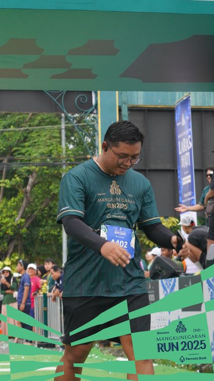 Race photo from Mangkunegaran Run 2025