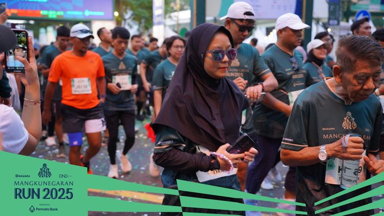 Race photo from Mangkunegaran Run 2025