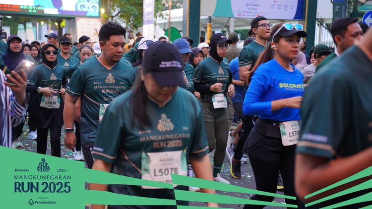 Race photo from Mangkunegaran Run 2025