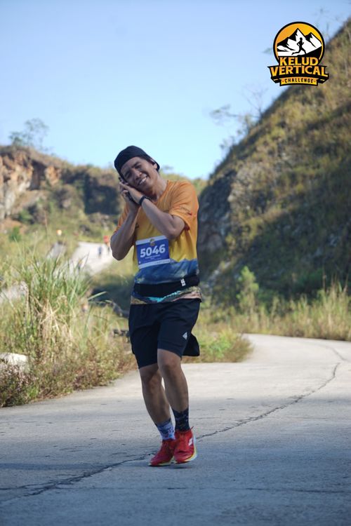 Race photo from Kelud Vertical Challenge 2024