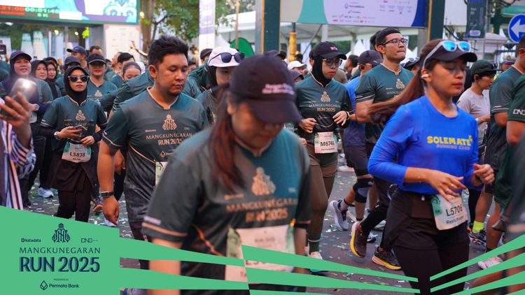 Race photo from Mangkunegaran Run 2025