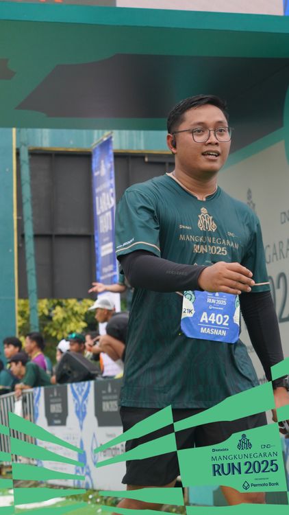 Race photo from Mangkunegaran Run 2025