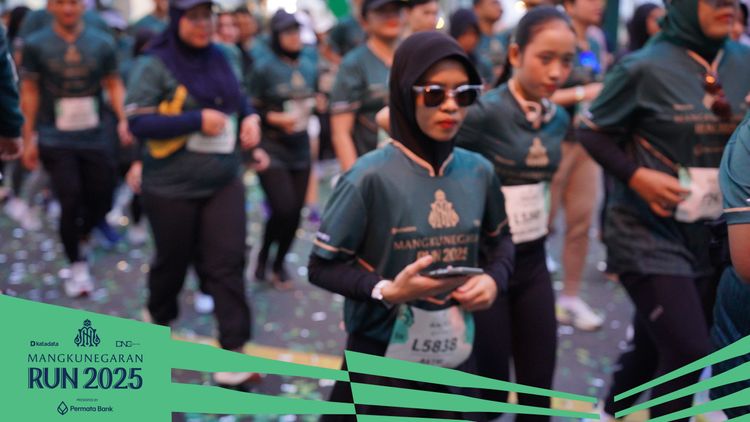 Race photo from Mangkunegaran Run 2025