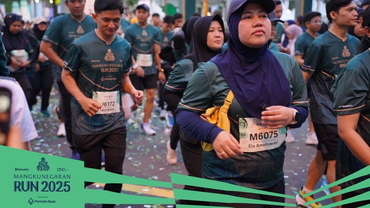 Race photo from Mangkunegaran Run 2025