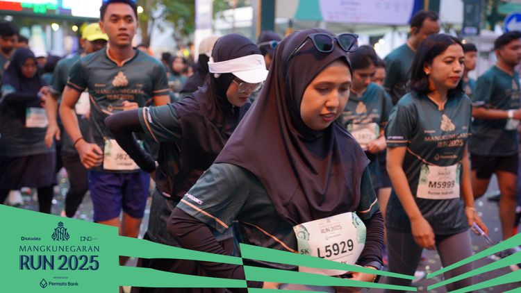 Race photo from Mangkunegaran Run 2025