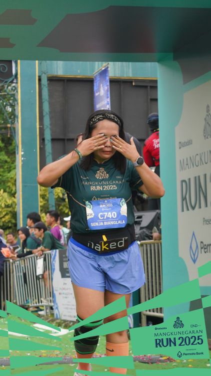 Race photo from Mangkunegaran Run 2025