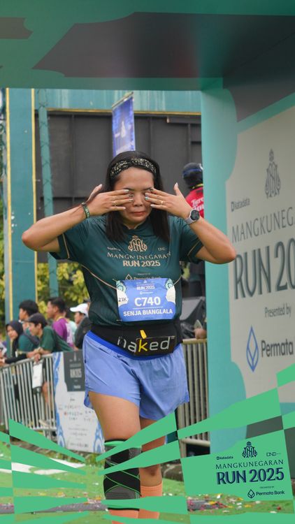 Race photo from Mangkunegaran Run 2025
