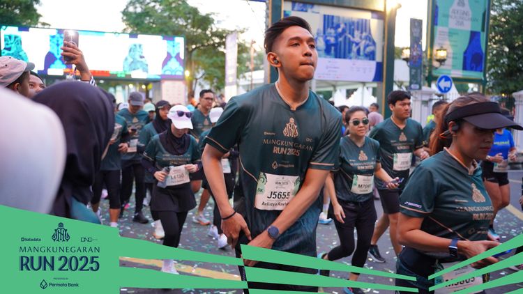 Race photo from Mangkunegaran Run 2025