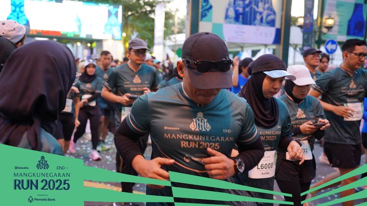 Race photo from Mangkunegaran Run 2025