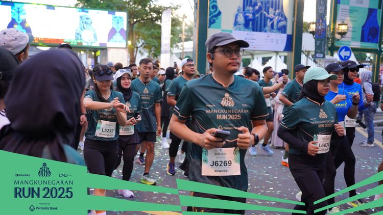 Race photo from Mangkunegaran Run 2025