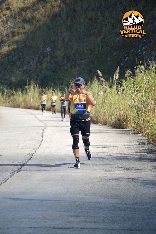 Race photo from Kelud Vertical Challenge 2024