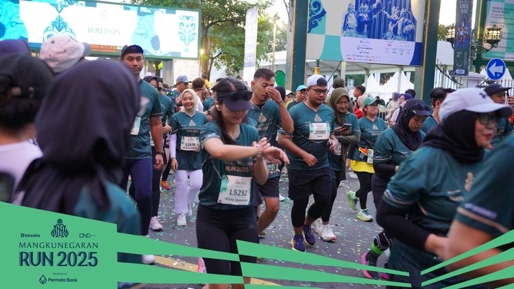 Race photo from Mangkunegaran Run 2025