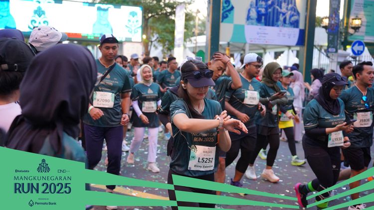 Race photo from Mangkunegaran Run 2025