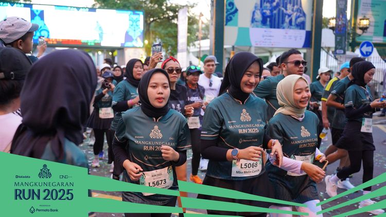 Race photo from Mangkunegaran Run 2025