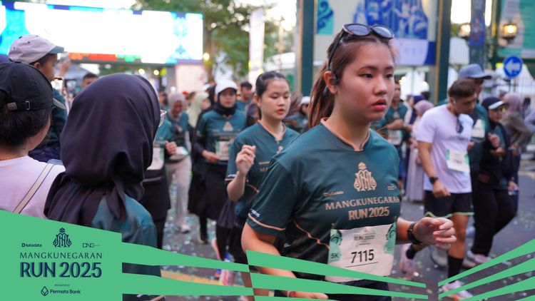 Race photo from Mangkunegaran Run 2025